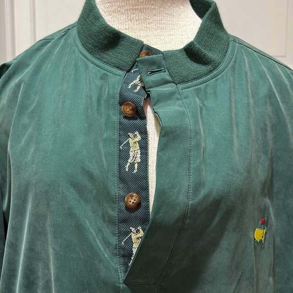 Bobby Jones Masters collection sz XL washable silk green pullover - Picture 2 of 8